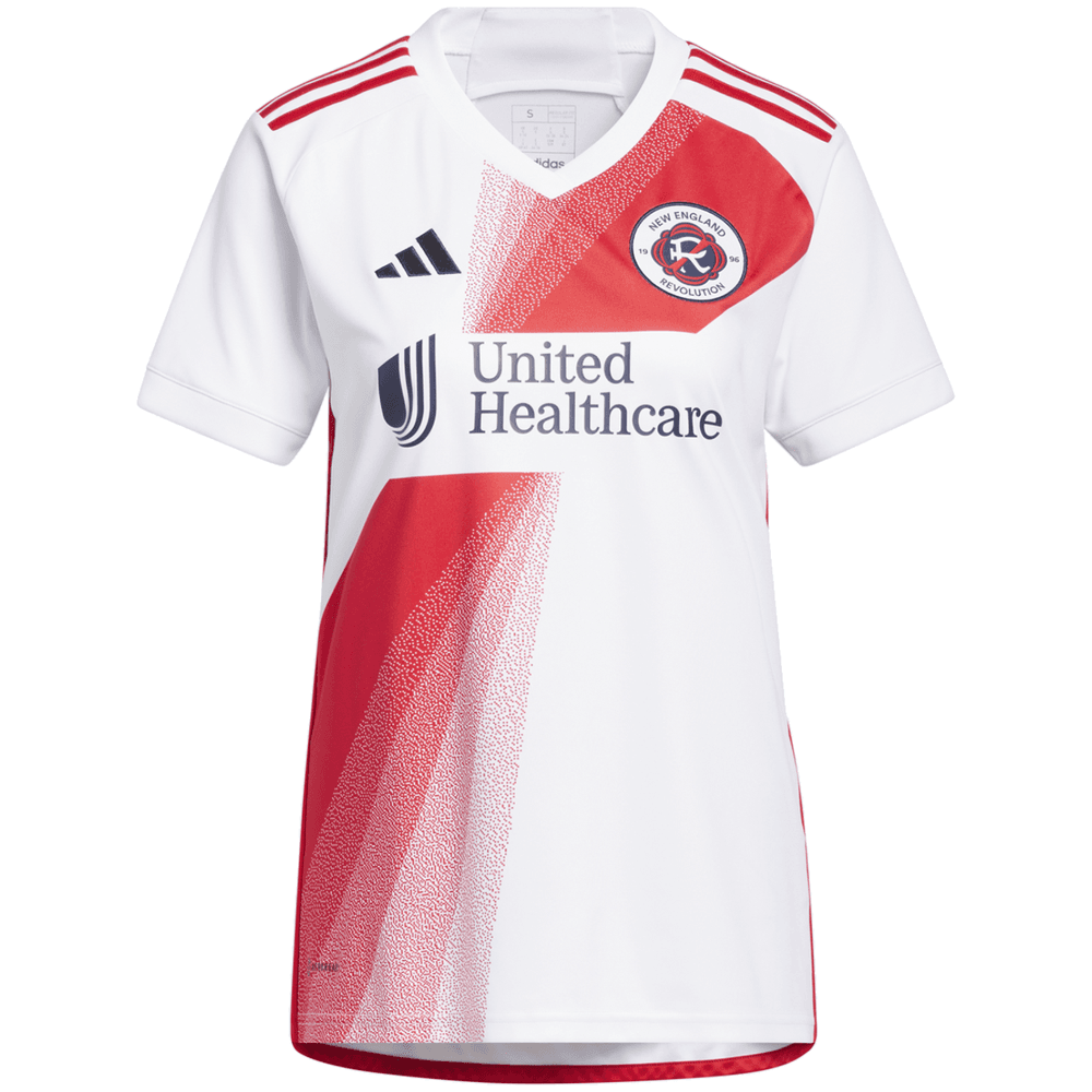 Adidas Women's New England Revolution 2023 Secondary Replica Defiance Jersey, Large, White
