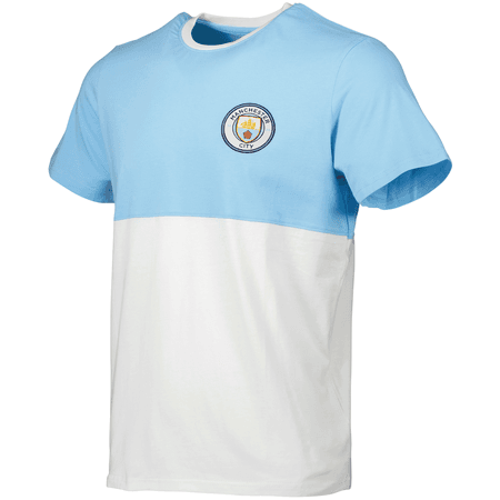 Manchester City Mens Short Sleeve Color Block Tee