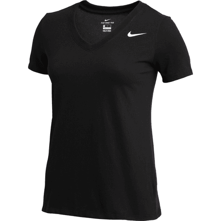 Nike Womens Dry Short Sleeve V-Neck Top