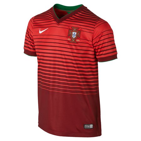 Nike Portugal Home Youth Stadium Jersey