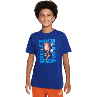 Nike FC Barcelona Youth Short Sleeve Mascot Graphic Tee