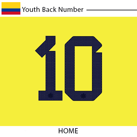 Colombia 2022 Youth Back Number