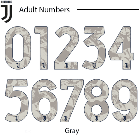 Juventus 20-21 Adult Numbers