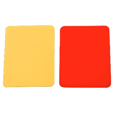 Kwik Goal Red and Yellow Card Set 