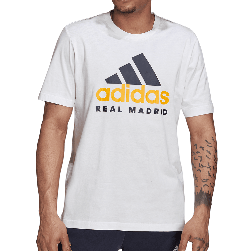laberinto Vientre taiko escándalo adidas Real Madrid 2022-23 Camiseta gráfica DNA para hombre | TUDN Fan Shop