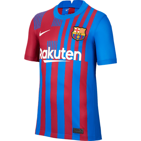 Nike FC Barcelona Home 2021-22 Youth Stadium Jersey