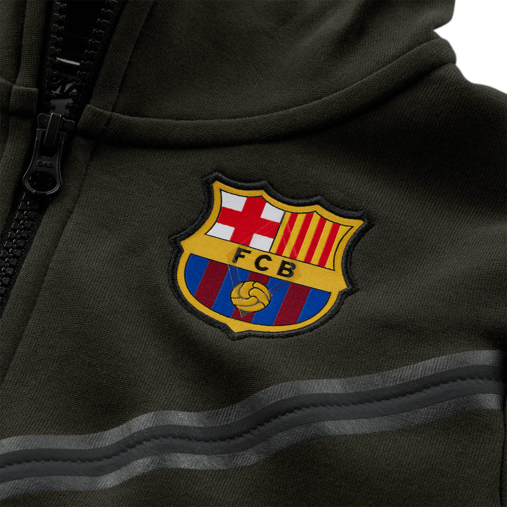 Nike FC Barcelona Fleece Hoodie Pullover Sweater Barca CI2090-065 Youth S