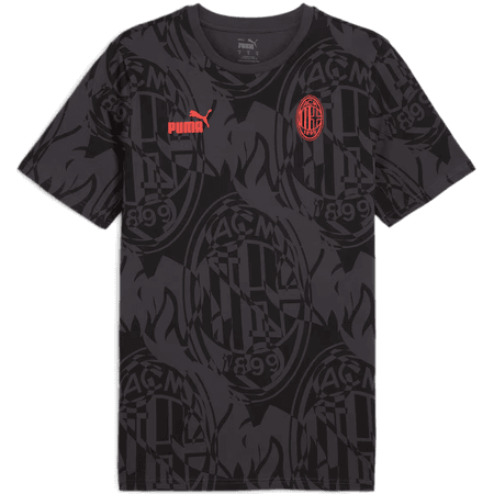 Puma AC Milan Mens Short Sleeve Graphic Tee