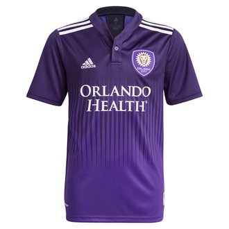 Adidas Orlando City SC 2021-22 Thick N Thin Youth Home Replica Jersey