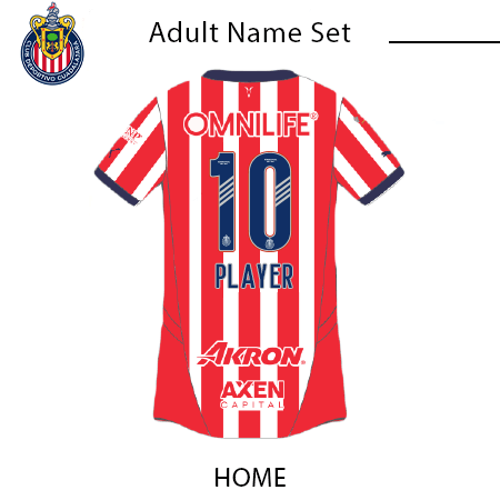 Chivas 2024-25 Adult Name Set