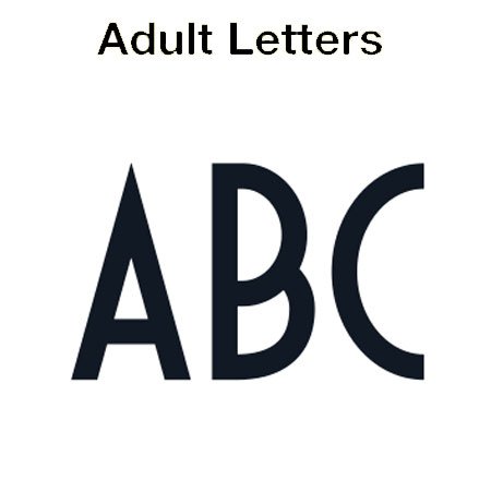 France 2018 Adult Letters