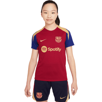 Nike FC Barcelona Youth Short Sleeve Strike Top