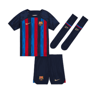 Nike FC Barcelona 2022-23 Home Youth Kit