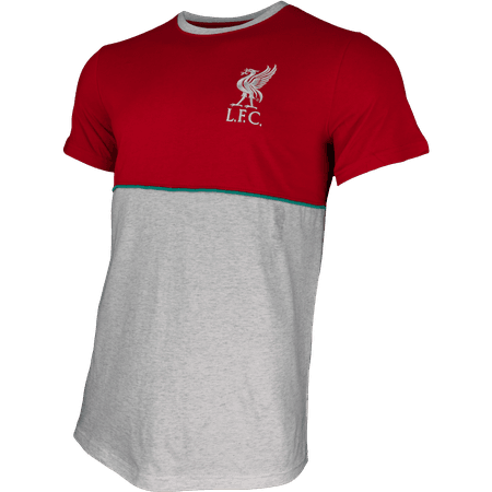 Liverpool FC Mens Short Sleeve Color Block Tee
