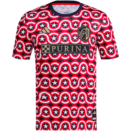 adidas St. Louis City SC 2023 Youth Americana Pre-Match Top