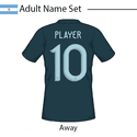 Argentina 2020 Adult Name Set