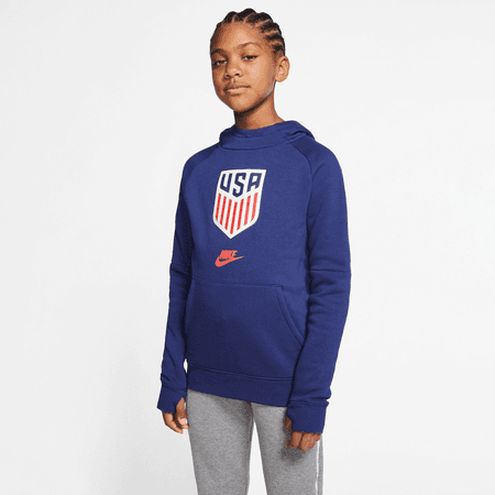 Nike USA Soccer Big Kids Youth Fleece Pullover Hoodie