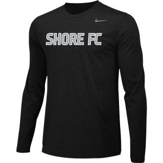 Shore FC Black LS Nike Tee