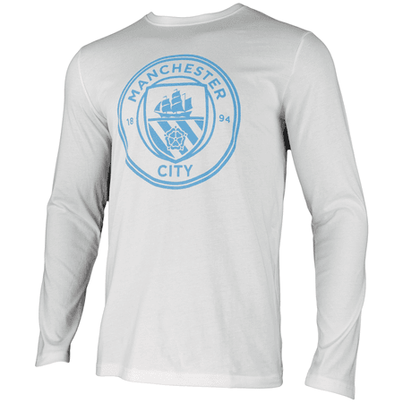 Manchester City Mens Long Sleeve Graphic Tee
