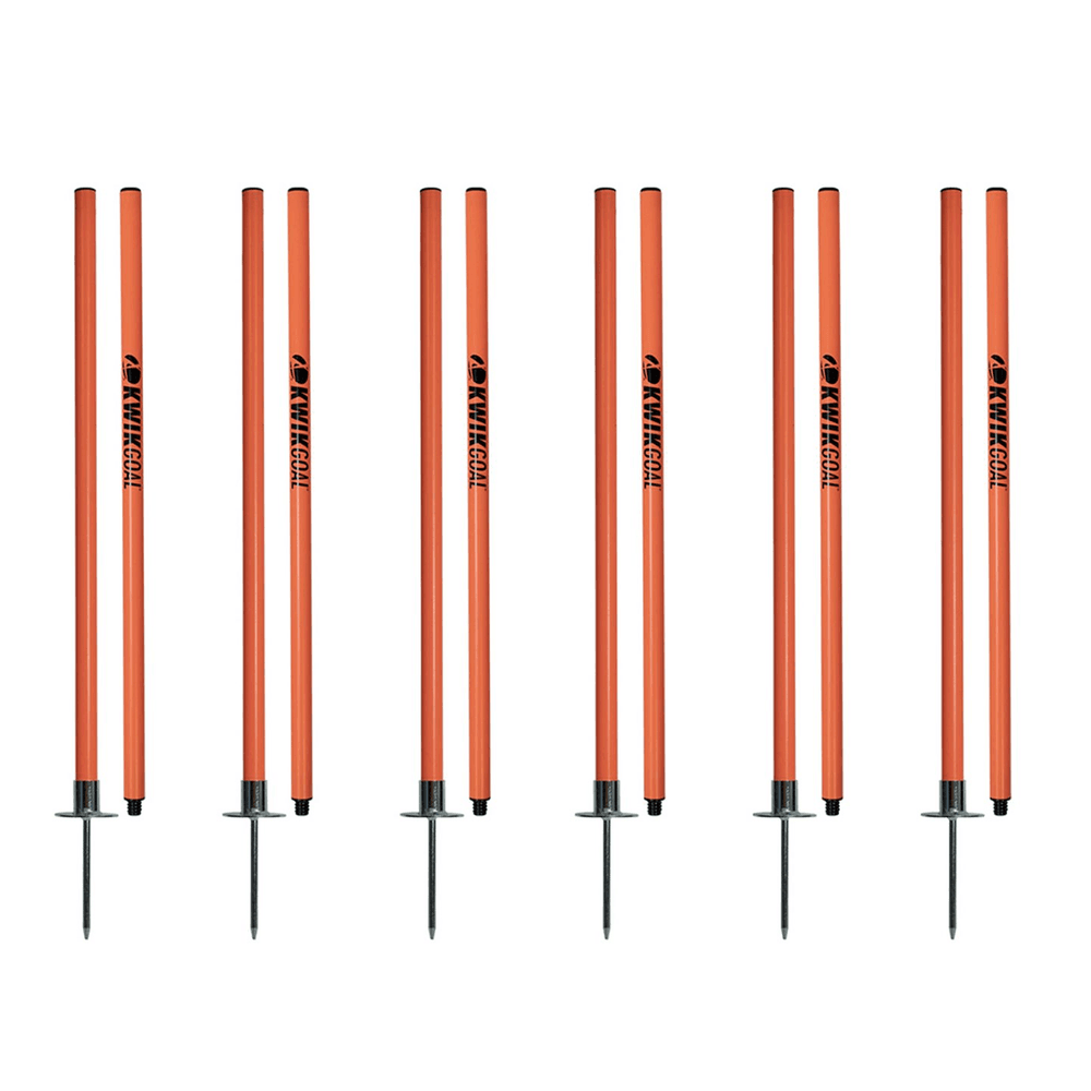 Set of 6 Kwik Goal Coaching Sticks 