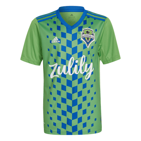 adidas Seattle Sounders Home 2022-23 Youth Stadium Jersey