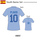 Spain 2022 Youth Name Set