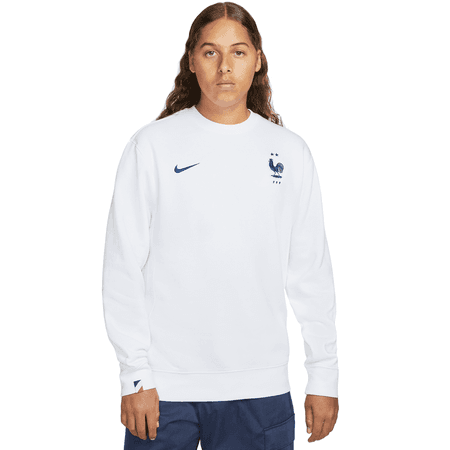 Nike France 2022-23 Mens Club Fleece Crewneck Sweater
