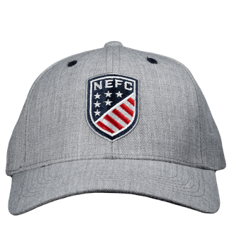 NEFC Crest Heather Grey Adjustable Hat