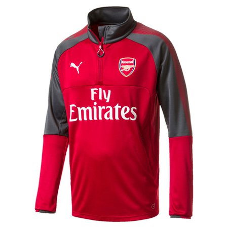 Puma Arsenal 1/4 Zip Long Sleeve Training Top