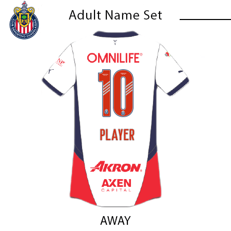 Chivas 2024-25 Adult Name Set