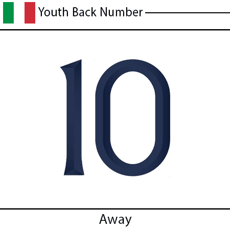 Italy 2023 Youth Back Number