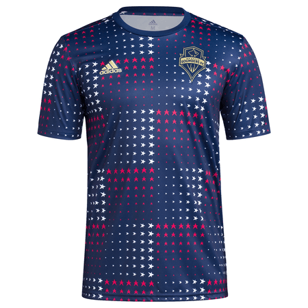 Adidas Seattle Sounders FC 2021-22 Mens Americana Pre-Match Top