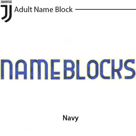 Juventus 21-22 / 22-23 Name Block
