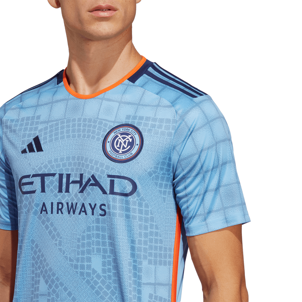 adidas Men's New York City FC Home Jersey 2021-22 (XX-Large) Light Blue,  White : Sports & Outdoors 