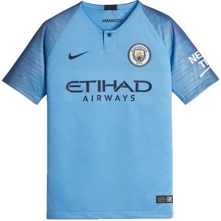 Nike Manchester City 2018-19 Youth Home Stadium Jersey