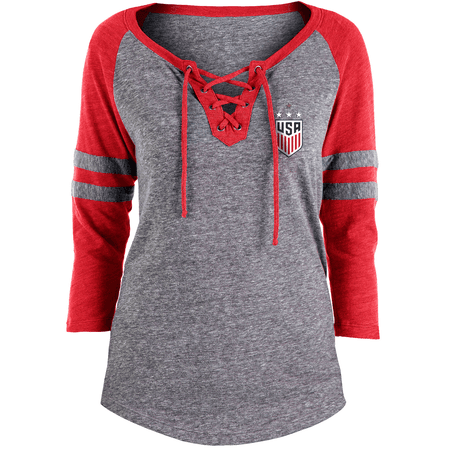 New Era USA WNT World Cup Champions 2019 Womens 3/4 Sleeve Shirt